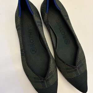 Rothy’s Plaid flats size 7